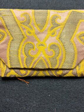 Vintage Russian Imperial Brocade Schaffer Collection Folding Wallet Card Case